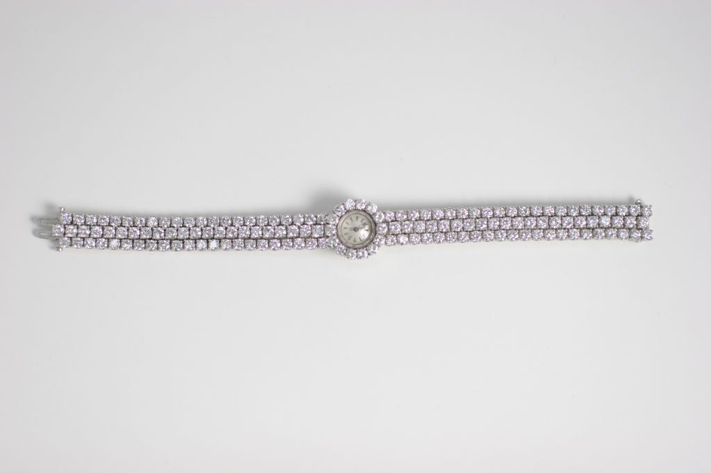 1950's 'Omega' Diamond Watch, 15 cttw 3