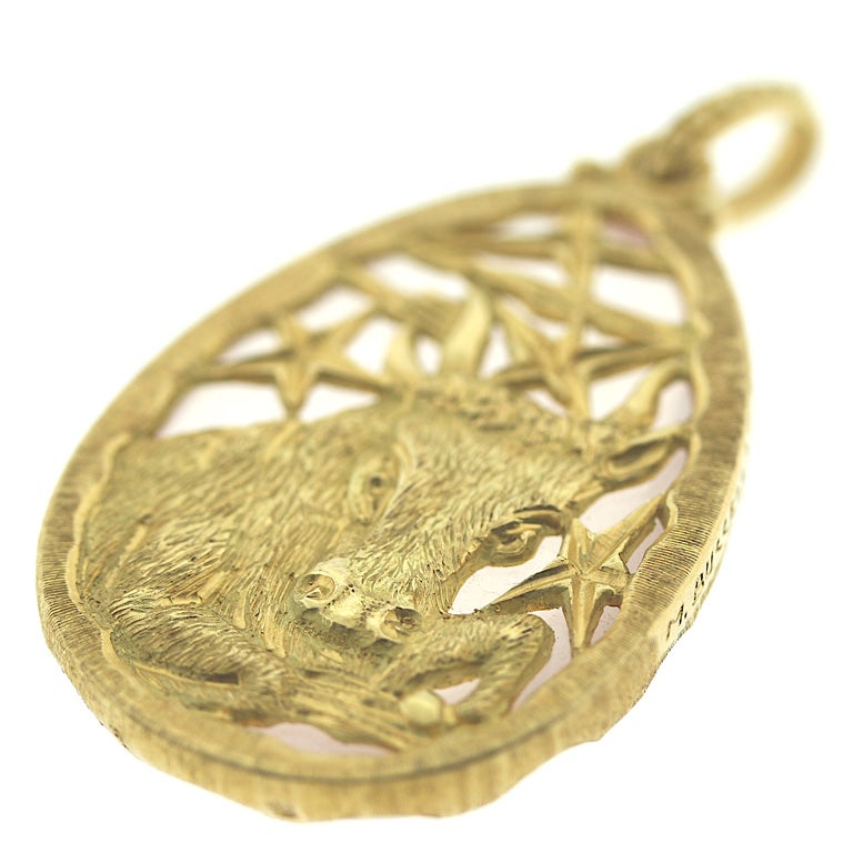 Buccellati Taurus Zodiac Pendant