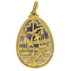 Buccellati Libra Zodiac Pendant