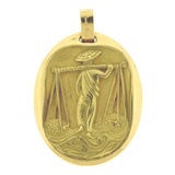 Cartier Paris Libra Zodiac Medallion