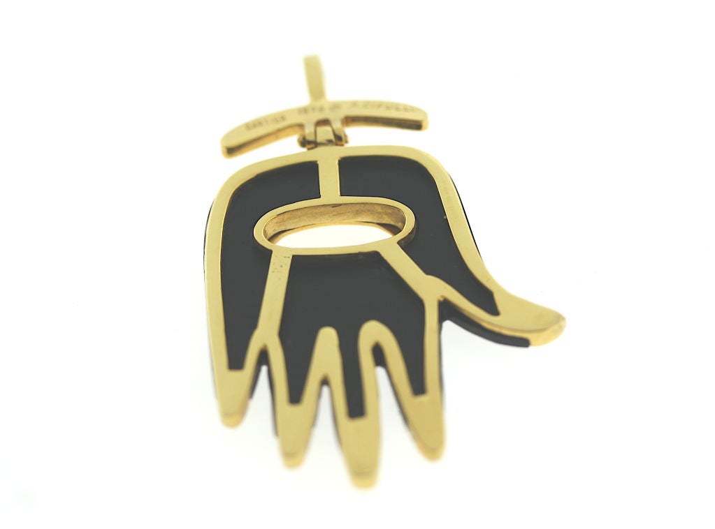 Cartier Hand Amulet Pendant by Aldo  Cipullo