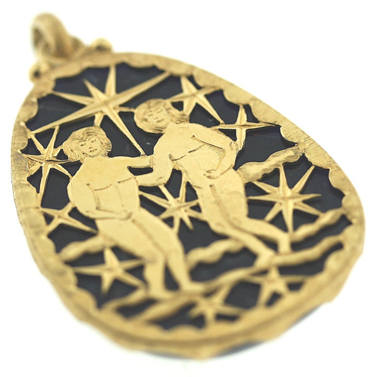Buccellati Gemini Zodiac Pendant