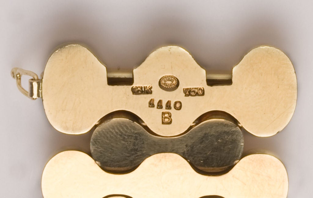 Georg Jensen Gold 'Onion' Bracelet No. 1110B