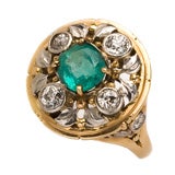 Oakes Emerald 
Diamond Ring