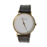 Vintage Georg Jensen 18Kt gold watch #1321