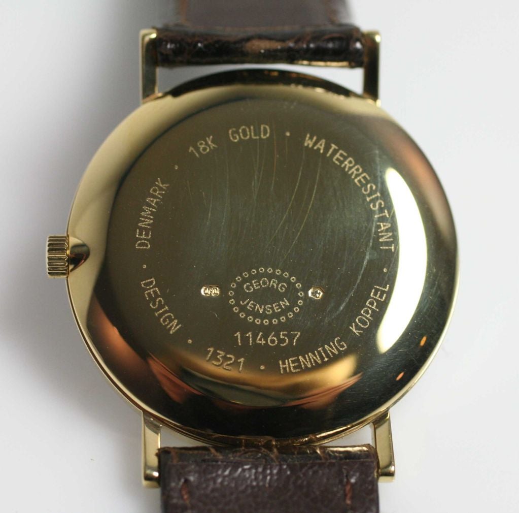 georg jensen gold watch