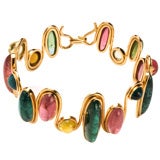 Scandinavian Modern Colored Stone Bracelet