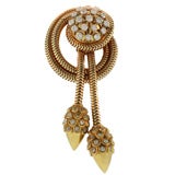 Van Cleef & Arpels Gold and Diamond Pin ''Pampilles Paillettes"