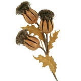 Buccellati Exquisite Triple Thistle Pin