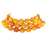Faceted Natural Amber Necklace