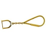 Boucheron, London 18K Gold Stirrup Key Ring