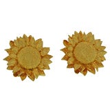 Asprey Sunflower Earrings