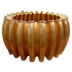 Vintage Buccellati all 18K Yellow Gold Bangle Bracelet