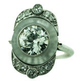 Diamonds 
Rock Crystal in Platinum Handmade in 1925