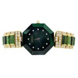 CENTURY 18KT with Tourmaline & Diamond Bracelet Watch