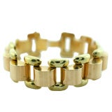 18 Karat Yellow 
Rose Gold Vintage Bracelet