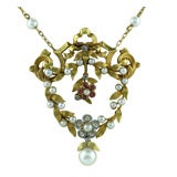 Yellow Gold Pendant Necklace