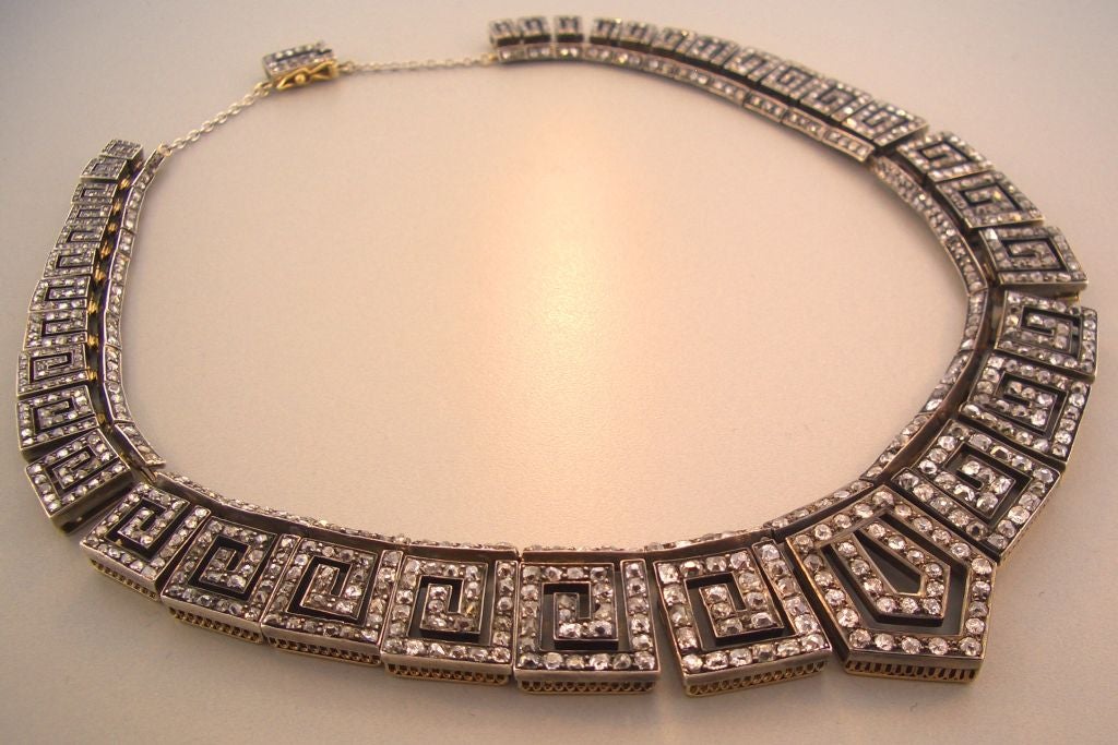 C19th French Diamond Necklace