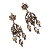 Georgian Diamond Chandelier Earrings