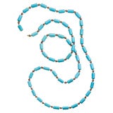 Turquoise and Ruby Necklace