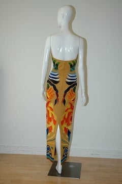 Retro Isaac Mizrahi "Totem Pole" Dress