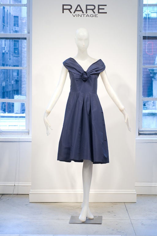 1958 Yves Saint Laurent for Christian Dior Cocktail Dress