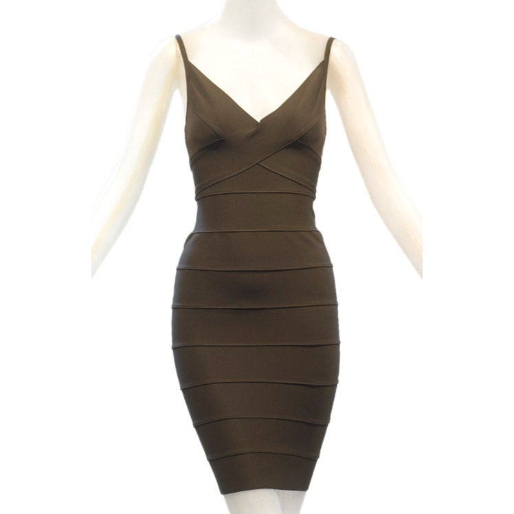Early 1990s Herve Leger Couture Bandage Dress For Sale