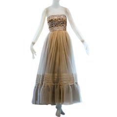 1960s Jean Patou Ball Gown