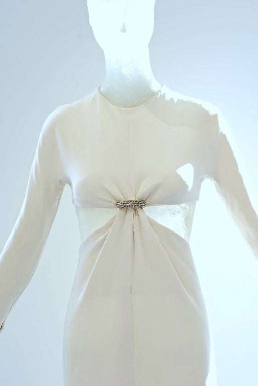 This amazing Givenchy haute couture gown from 1967 belonged to style icon, shopper extraordinaire (she bought her own clothes!), ready to drop her pants after a single lunch reservation refusal (for wearing pants) and writer of a wonderful book on
