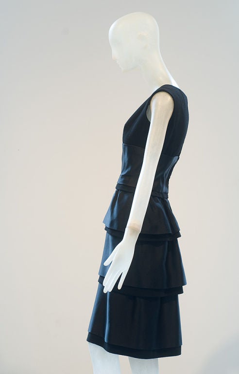 Women's 1961 Marc Bohan for Christian Dior Haute Couture Cocktail Dress For Sale