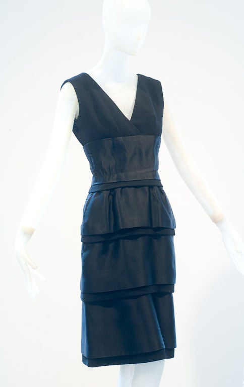 1961 Marc Bohan for Christian Dior Haute Couture Cocktail Dress For Sale 1