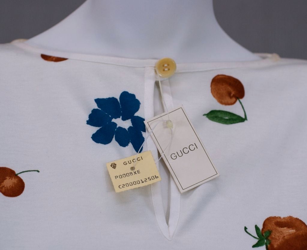 Women's Gucci Floral Print Cotton Jersey Set For Sale