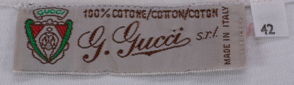 Gucci Floral Print Cotton Jersey Set For Sale 1