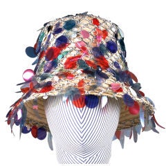 Italian 50's Resort Straw hat