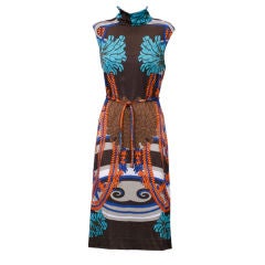 Colin Glascoe 1960's print dress