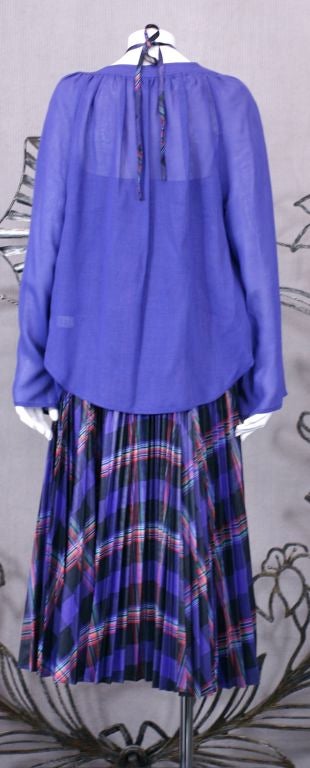 Bill Atkinson Glazed Cotton Ensemble In Excellent Condition For Sale In New York, NY