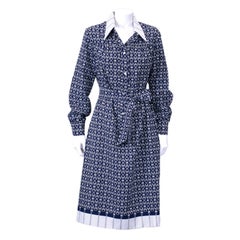 Abito a camicia con logo Lanvin