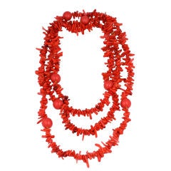 MWLC Branch Coral lariat