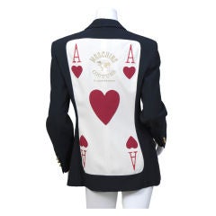 Vintage Moschino Ace of Hearts Jacket