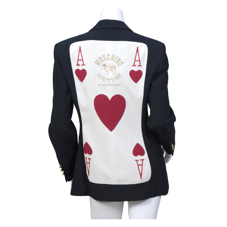Moschino Ace of Hearts Jacket