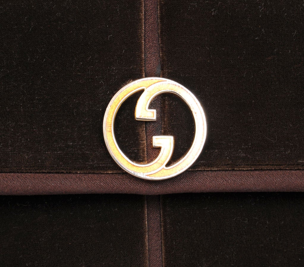 Gucci Velvet Clutch