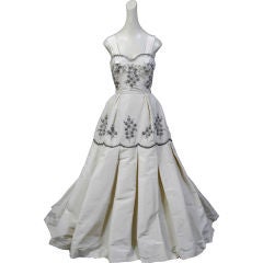 Used 1950's Beaded Ballgown