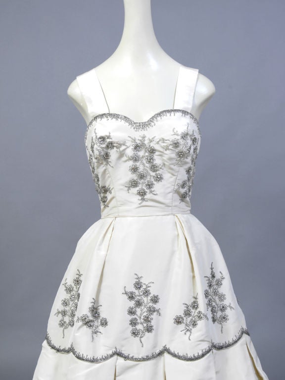 1950's Beaded Ballgown