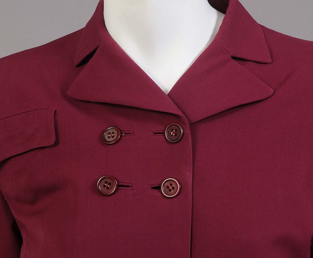 1940's Gilbert Adrian Suit at 1stDibs