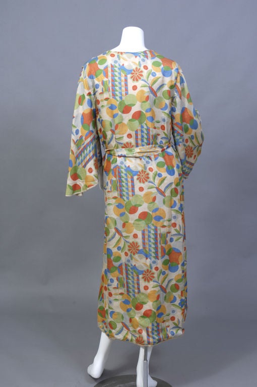 Women's Japanese Art Deco Dressing Gown