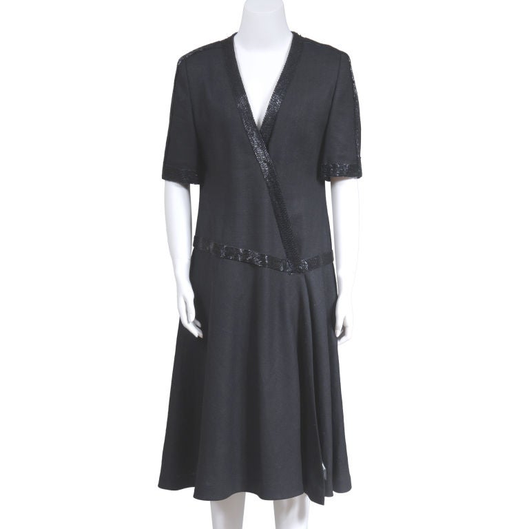 Carolina Herrera Beaded Dinner Dress