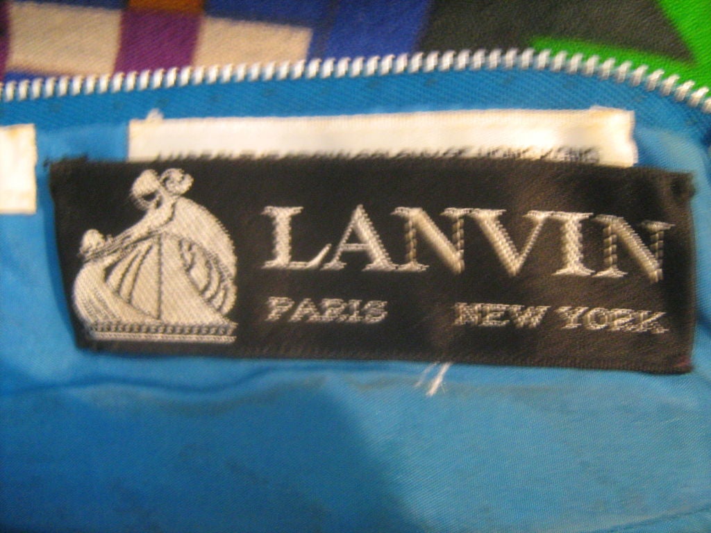 Lanvin Print Maxi Dress and Matching Shawl