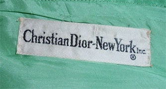 Christian Dior Gold and Green Lurex Jumpsuit