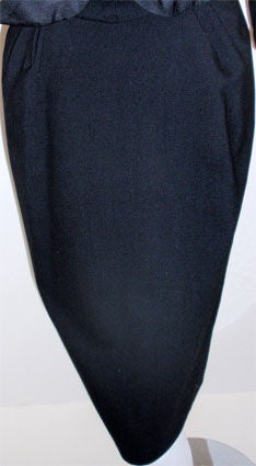Don Loper 1950's Day-to-Evening Black Cocktail Dress, Winona Ryder Size 2-4 For Sale 2