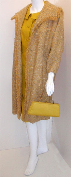 Brown Don Loper four-piece day ensemble with matching purse